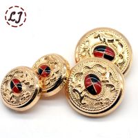 New 15mm 20mm sewing metal button 10pcs/lot decorative buttons British style for overcoat garment accessories DIY scrapbook