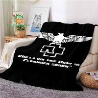 Rammstein High Quality Flannel Throw Blanket Warm Blanket Suitable for Air Conditioning Blanket Nap Blanket Picnic Blanket