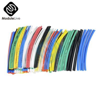 140Pcs Car Electrical Cable Heat Shrink Tube Tubing For Wrap Sleeve Assorted 5 Sizes 7 Colors Polyolefin New Electric Unit Part Cable Management