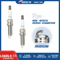 2-8PCS Replace for Nissan 22401-1KT1B for Denso IXEH20ETT for 31 Spark Plugs Torch LD6RLII-11 Double Iridium Car Candles