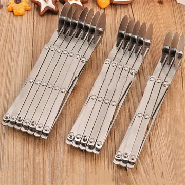 5 Wheels Cutter Dough Divider Side Pasta Knife Flexible Roller Blade Pizza  Pastry Peeler Stainless Steel Pizza Wheel Cutter