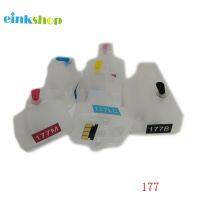 Einkshop 177ตลับหมึกพร้อมชิพเติมได้สำหรับ Hp 177สำหรับ3310 3110 3210 C5140 C5100 C5183 C6270 C6280เครื่องพิมพ์ C6180