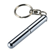 Metal Decor Ballpoint Pen Gift Telescoic Pen Key Chain