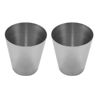 2X 1Oz 35Ml Stainless Steel Wine Drinking Shot Glasses Barware Cup