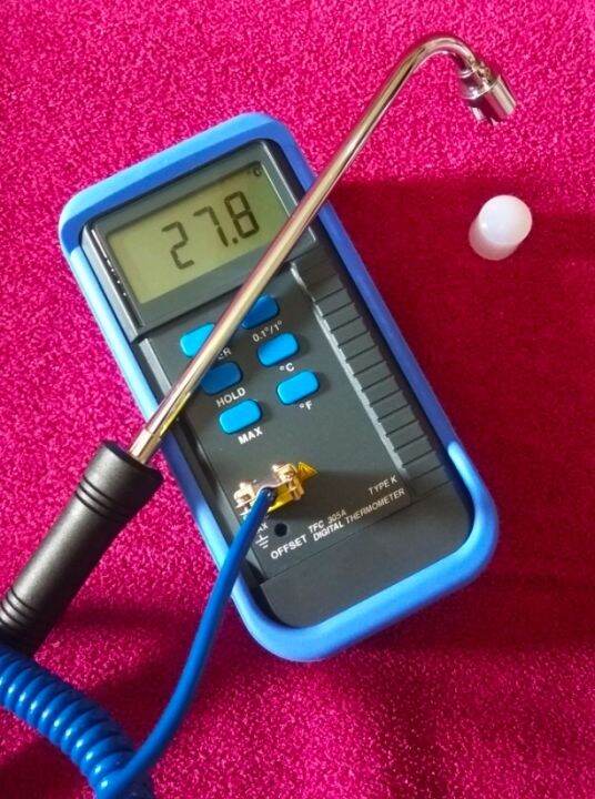 Set Digital Thermometer Type K Plus Surface Thermocouple Temperature
