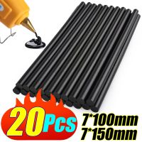 【YF】 7mm Car Dent Repair Glue Sticks Body Paintless Black Transparent Hot Melt Strip Repairing Stickers 10/20Pcs