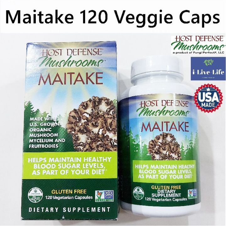 เห็ดไมตาเกะ-maitake-120-veggie-caps-host-defense-mushrooms