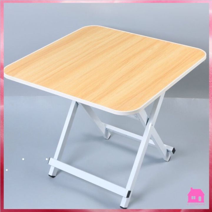 โต๊ะพับอเนกประสงค์-โต๊ะคอม-โต๊ะไม้พับได้-โต๊ะปิกนิก-โต๊ะคอมข้างเตียง-s549