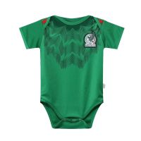 shot goods High Quality 2022-23 Mexico Home Baby Romper Jersey Football Jersey Boys Girls Soccer Clothing Newborn Bodysuits