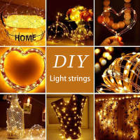 Hot 21M LED ทองแดงสายไฟ String ไฟแบตเตอรี่ Powered Garland Fairy Light Home Christmas งานแต่งงานตกแต่งวันหยุด Lighting