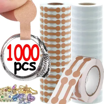 100Pcs Jewelry Price Stickers Tags Self Adhesive Blank for Necklace Earring  Bracelet Labels Packaging Supplies Small