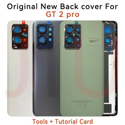 Original New Back Cover For Realme GT2 Pro Battery Cover Glass gt 2 pro Panel Rear Door Housing Case Phone Lid Shell Replacement