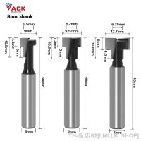 【LZ】♂  1/4  6mm 8mm Shank T-Slot Cutter Router Bit Set Hex Bolt Key Hole Bits T Slotting Milling Cutter For Wood Woodworking