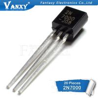 20ชิ้น2N7000 TO92สัญญาณเล็ก MOSFET 200 MAmps,60โวลต์ N-Channel TO-92ต้นฉบับและใหม่