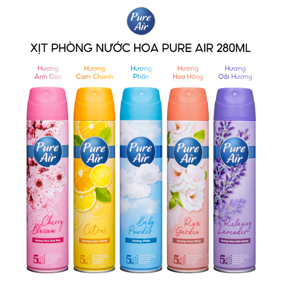 Xịt phòng hương nước hoa pure air 280ml - ảnh sản phẩm 2