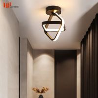 ZZOOI HD Simple Aisle Ceiling Lamp Small Modern LED Wall Light For Porch Bedroom Living Room Corridor Balcony Home Decor Indoor Lustre