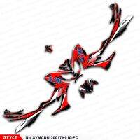 ▩◕ Aftermarket Sticker Kit Motorbike Décor for SYM Cruisym 300 2017 2018 2019 2020 2021 Style No. SYMCRUi30017N010-PO