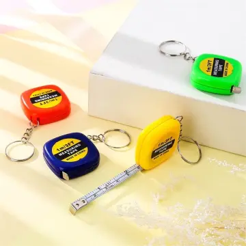 Mini Cute Tape Measure With Key Chain Plastic Portable 1.5m