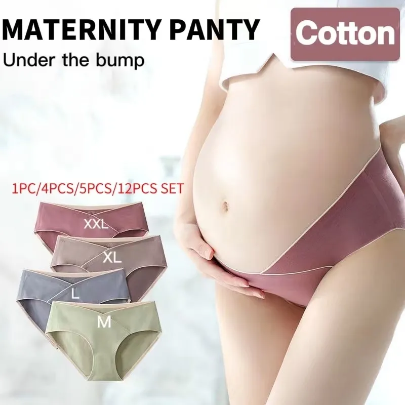 Maternity Underwear Cotton U-Shaped High Quality Low Waist Pants