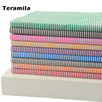 9 Colors 50CMx50CM Cotton Fabric Set "Must-Have Stripe" Fat Quarter Bundle Tilda Quilting Scrapbooking Patchwork Cloth W3B5-9