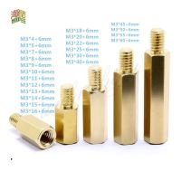 Thread M3 x L 6Mm 20 atau 50 Buah Standoff Kuningan Hex Spacer Screw Pillar PCB Computer PC Motherboard Female Male Standoff Spacer