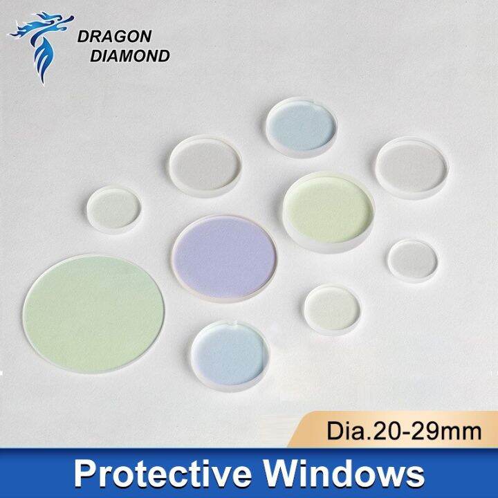 5pcs-lot-laser-protective-lens-windows-lens-quartz-fused-silica-dia-20-27-9mm-for-fiber-laser-1064nm-raytools-high-quality