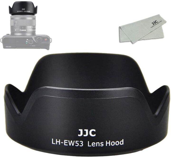 JJC EW53 Lens Hood Shade for Canon RFS 1845mm F4.56.3 IS STM Lens