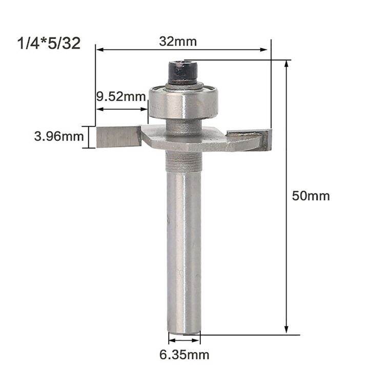 พร้อม-router-bit-t-type-milling-1-4นิ้ว-shank-biscuit-joint-slot-cutter-สำหรับงานไม้