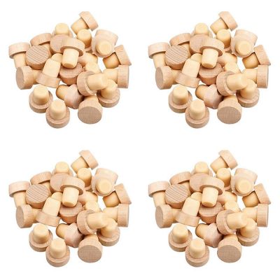 200Pc Wine Bottle Cork T Shaped Cork Plugs for Wine Cork Wine Stopper Reusable Wine Corks Wooden and Rubber Wine Stopper