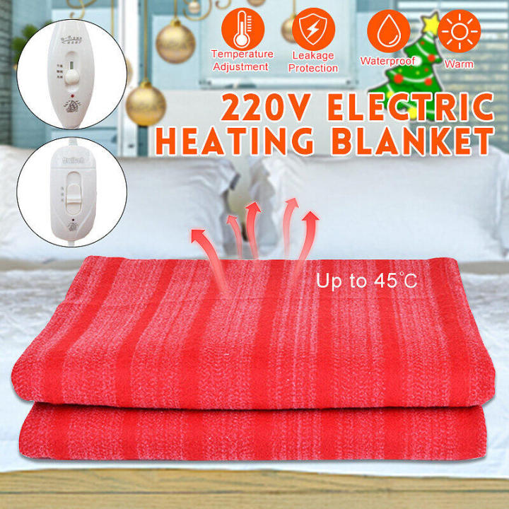 ผ้าห่มความร้อนพร้อมคุณสมบัติปิดอัตโนมัติผ้าห่มอุ่นไฟฟ้าผ้าห่มอุ่นขนาดเต็มพร้อมระดับความร้อน3ระดับ