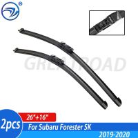 Wiper 4A Front Wiper Blades For Subaru Forester SK 2019 2020 Windshield Windscreen Front Window 26"+16"