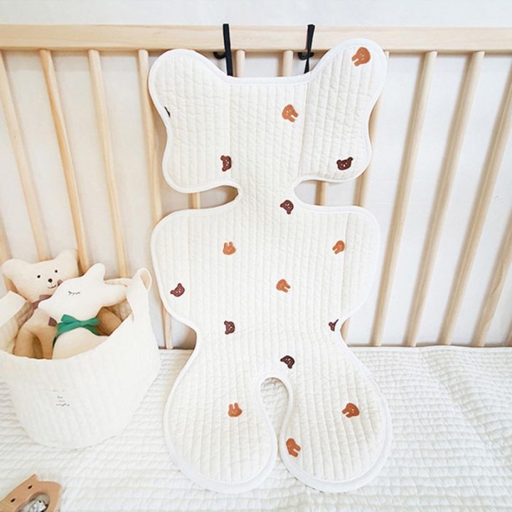 soft-cotton-stroller-pad-breathable-3d-mesh-pushchair-mattress-mat-baby-pram-seat-cover-cushion-for-newborn