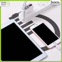 ND ส่งฟรี HOCO C15 Adapter 3 Port 3.0A With LED Display, หัวชาร์จพร้อมหน้าจอบอกความเร็ว แท้ 100%