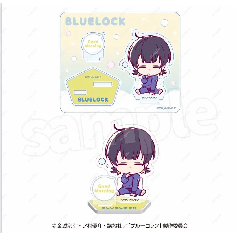 XP Blue Lock Anime Figure Mode Rabbit Ear Yukimiya Sae Nagi Rin Isagi Plate  Holder Home Decor Collection Ornament Gift PX