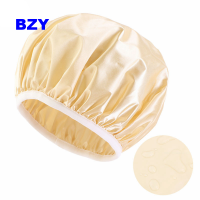 หมวกสตรีซาตินผ้าไหม BZY หมวกใส่นอนซาตินปรับหมวกครอบผมได้สำหรับนอนหมวกใส่นอนซาตินกลางคืนหมวกปลอกหุ้มหัวไม้กอล์ฟยืดหยุ่นสำหรับผมหยิกผู้หญิงและเด็กผู้หญิง