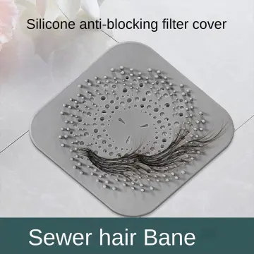 Anti-blocking Floor Drain Silicone Sucker Sewer Outfall Strainer