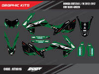 สติ๊กเกอร์วิบาก Honda CRF 250 L ทั้งคัน Graphic kit สติ๊กเกอร์เคลือบเงา สุดคุ้ม