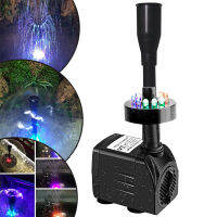 15W 800Lh Submersible Fountain Pump wiht LED Light for Water Feature Outdoor Pond Aquarium fish tanks Home a para aquario