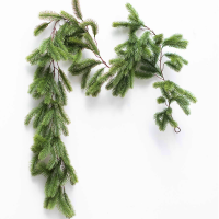 【cw】Artificial Christmas Garland Ivy Vine Seasonal Pine Needles Cypress Garland Greenery Plant for Xmas Home Halloween Winter Decor ！