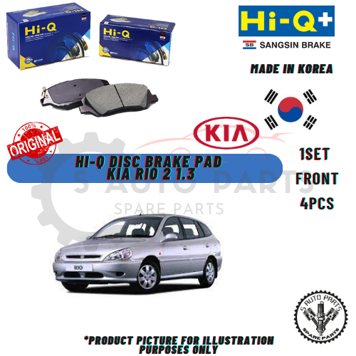 KIA RIO 1.3 (FRONT) DISC BRAKE PAD (1SET =4PCS)100 ORIGINAL (KOREA