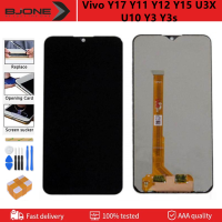 หน้าจอสำหรับ Vivo Y17 Y11 Y12 Y15 U3X U10สำหรับ Vivo Y3 Y3s จอแสดงผล LCD Digitizer หน้าจอแอลซีดีแผงอะไหล่ทดแทน6.35นิ้ว