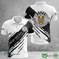 St 2023 design- 2023 new Mirren F.C. Scottish Premiership 3D Printed Polo Tshirt Hoodie jersey New polo shirt