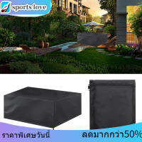 Keenso Patio Furniture Covers, ผ้า Oxford น้ำหนักเบาเฟอร์นิเจอร์ Patio ครอบคลุมกันน้ำสีดำ