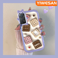 YIWESAN เคสสำหรับ Xiaomi Redmi Note 11 Pro Note 5G Note 11e Pro เคสลายการ์ตูนกระต่ายช็อคโกแลตน่ารัก3มิติเคสโทรศัพท์กันกระแทกแบบนิ่มสุดน่ารักสีสันสดใสเคสป้องกันซิลิโคนเลนส์กล้องถ่ายรูปมอนสเตอร์น้อยสุดสร้างสรรค์