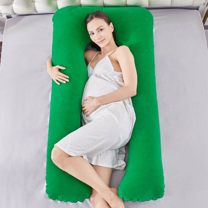 inflatable-pillow-u-shape-sleeping-support-pillow-comfortable-maternity-belt-pregnancy-pillows-side-sleeper-cushion-bedding