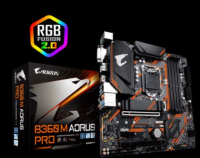 ใหม่ Gigabyte B360M Aurus PRO สนับสนุนอินเตอร์เฟซ M2คู่สำหรับ8th และ CPUs รุ่น9th