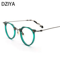 Vintage Women Acetate กรอบแว่นตาแฟชั่นผู้ชายแว่นตาที่กำหนดเองแว่นตา60974