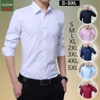 ☞ ?? Local Delivery? Kemeja Lelaki Long Sleeve Men Suit Shirt Business Formal Casual Korean Plus Size kemeja putih lelaki bajuTops