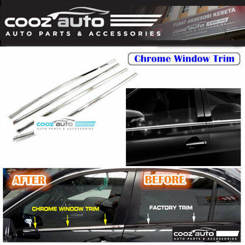 Nissan Livina XGear Window Chrome Lining / Door Belt Moulding Lazada