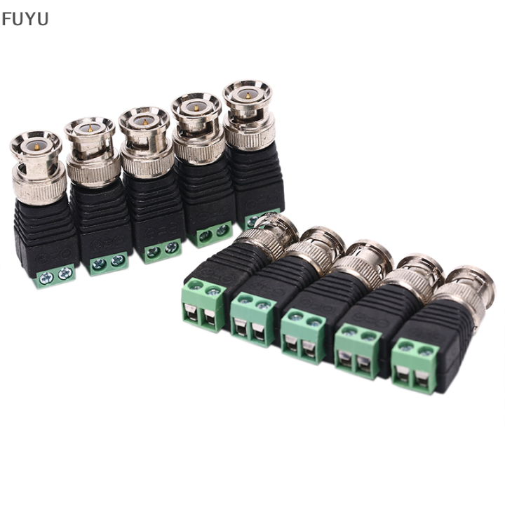 fuyu-10-male-coax-cat5ไปยัง-coaxial-bnc-cable-connector-adapter-กล้อง-cctv-video-balun